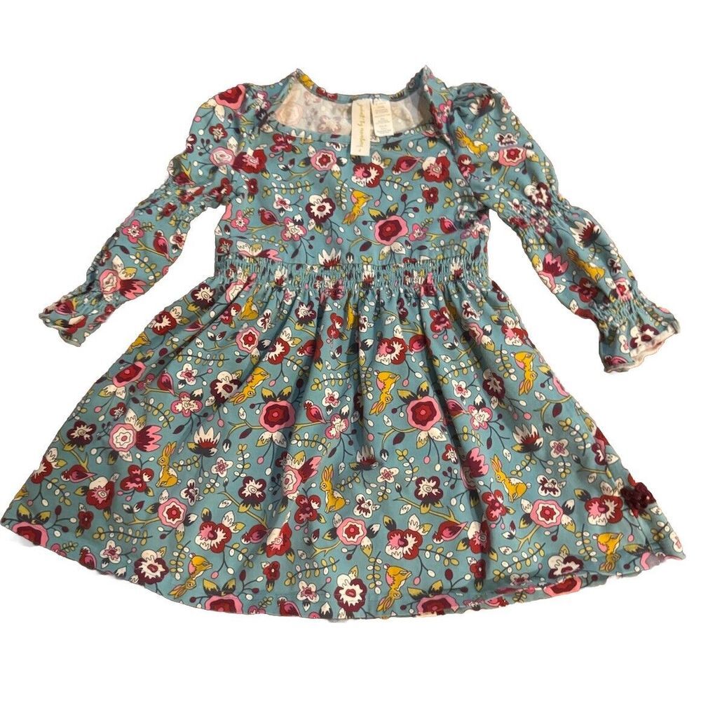 Matilda Jane Paint By Numbers Easter Bunny Rabbit‎ Blue Dress 4